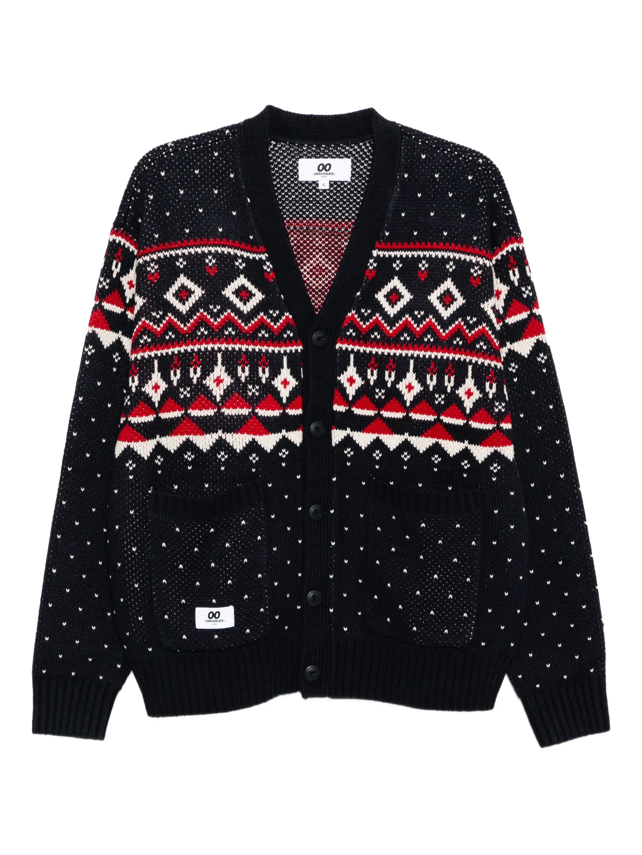 Кардиган с нашивкой-логотипом Chocoolate, синий
Кардиган с нашивкой-логотипом Chocoolate, синий