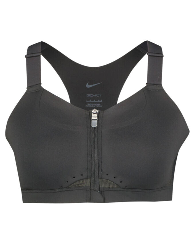 Спортивный бюстгальтер dri-fit alpha Nike, черный 
Спортивный бюстгальтер dri-fit alpha Nike, черный