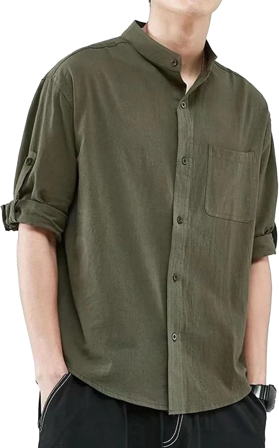 Хлопковая льняная рубашка с коротким рукавом для мужчин Casual Maiyifu-GJ
Хлопковая льняная рубашка с коротким рукавом для мужчин Casual Maiyifu-GJ