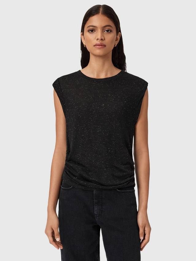 Топ-майка West Shimmer AllSaints, Black
Топ-майка West Shimmer AllSaints, Black