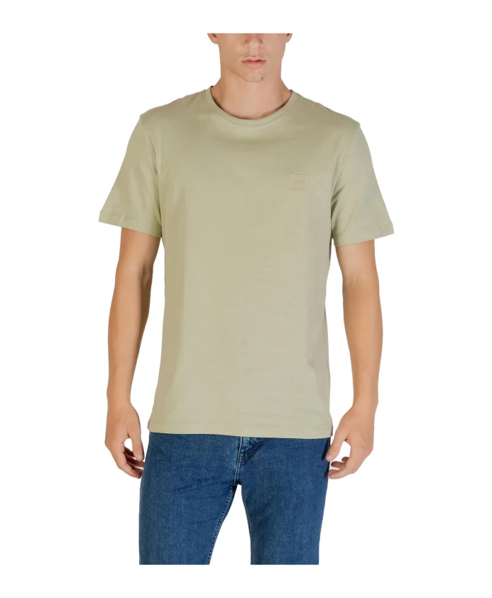 Бежевая хлопковая футболка для мужчин Hugo, бежевый
Бежевая хлопковая футболка для мужчин Hugo, бежевый