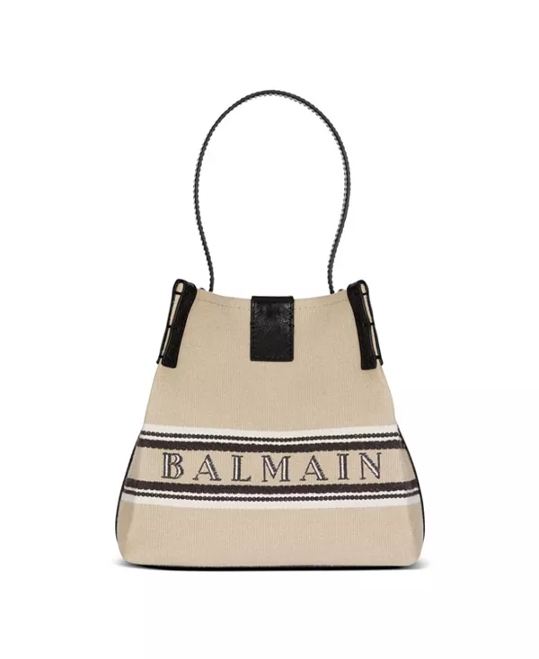 Сумка-Ведро Release из брезента и телячьей кожи Balmain, бежевый
Сумка-Ведро Release из брезента и телячьей кожи Balmain, бежевый