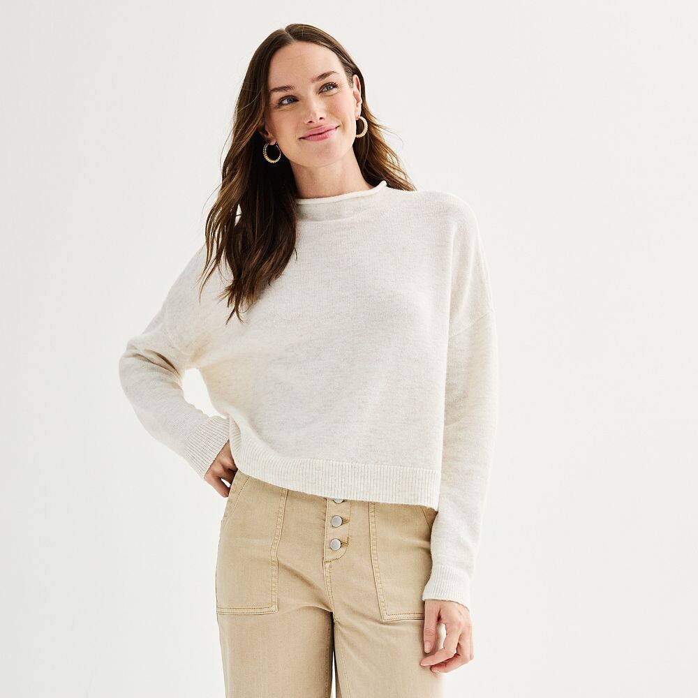 Женский свитер Sonoma Goods For Life с воротником-воронкой, цвет Light Fossil Heather
Женский свитер Sonoma Goods For Life с воротником-воронкой, цвет Light Fossil Heather