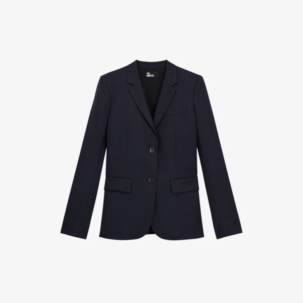 Однобортный шерстяной пиджак The Kooples, цвет nav01 
Однобортный шерстяной пиджак The Kooples, цвет nav01