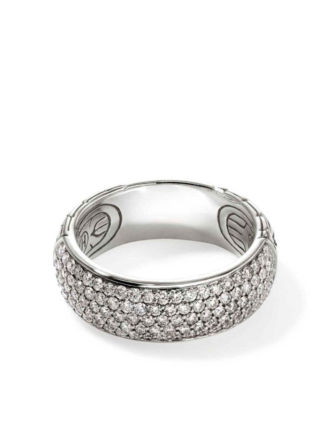 Кольцо JH Essential из белого золота с бриллиантами John Hardy, серебряный
Кольцо JH Essential из белого золота с бриллиантами John Hardy, серебряный