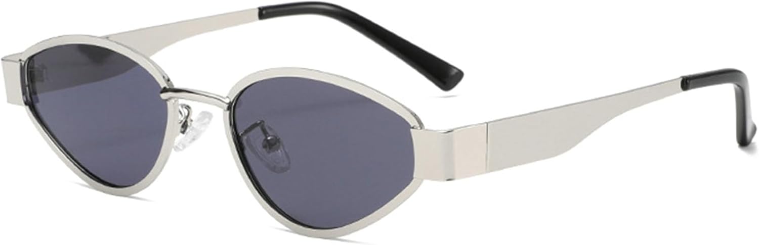 Солнцезащитные очки Willochra Retro Cat eye для женщин, модель 2025, стильные женские солнцезащитные очки в металлической оправе в стиле 90-х, защита от УФ-излучения UV400, C3
Солнцезащитные очки Willochra Retro Cat eye для женщин, модель 2025, стильные женские солнцезащитные очки в металлической оправе в стиле 90-х, защита от УФ-излучения UV400, C3