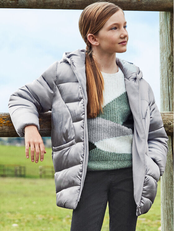 Пуховик стандартного кроя Mayoral, серый
Пуховик стандартного кроя Mayoral, серый