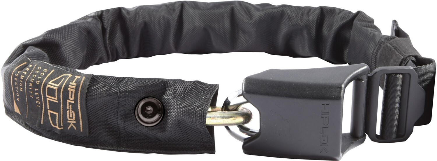 Золотой носимый цепной замок максимальной безопасности Hiplok, черный
Золотой носимый цепной замок максимальной безопасности Hiplok, черный