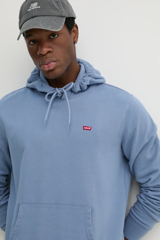 Хлопковая толстовка Levi'S, синий
Хлопковая толстовка Levi'S, синий