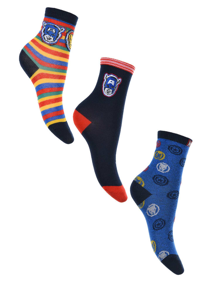 Носки Avengers, разноцветный
Носки Avengers, разноцветный