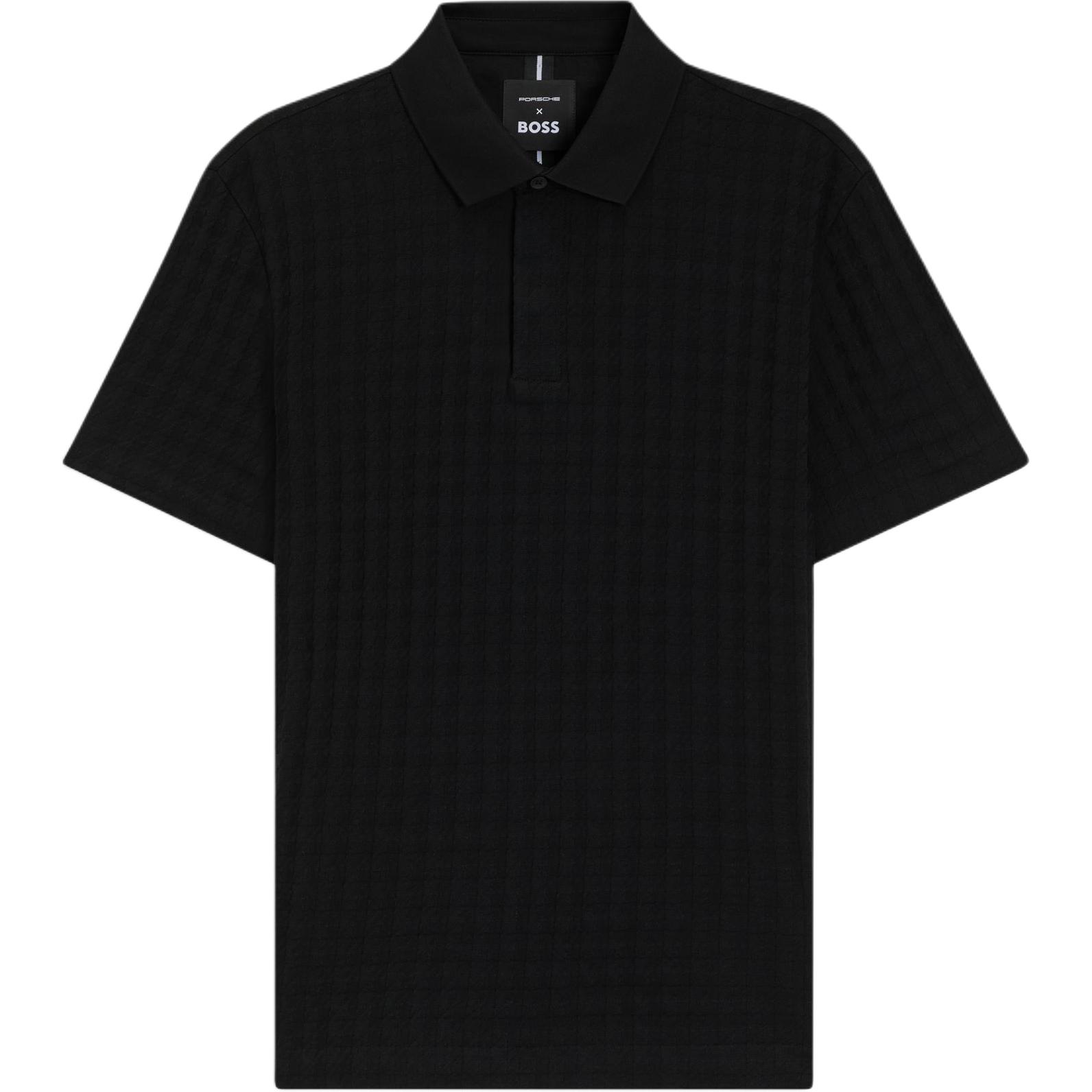 Текстурированная поло Boss HUGO BOSS, черный
Текстурированная поло Boss HUGO BOSS, черный