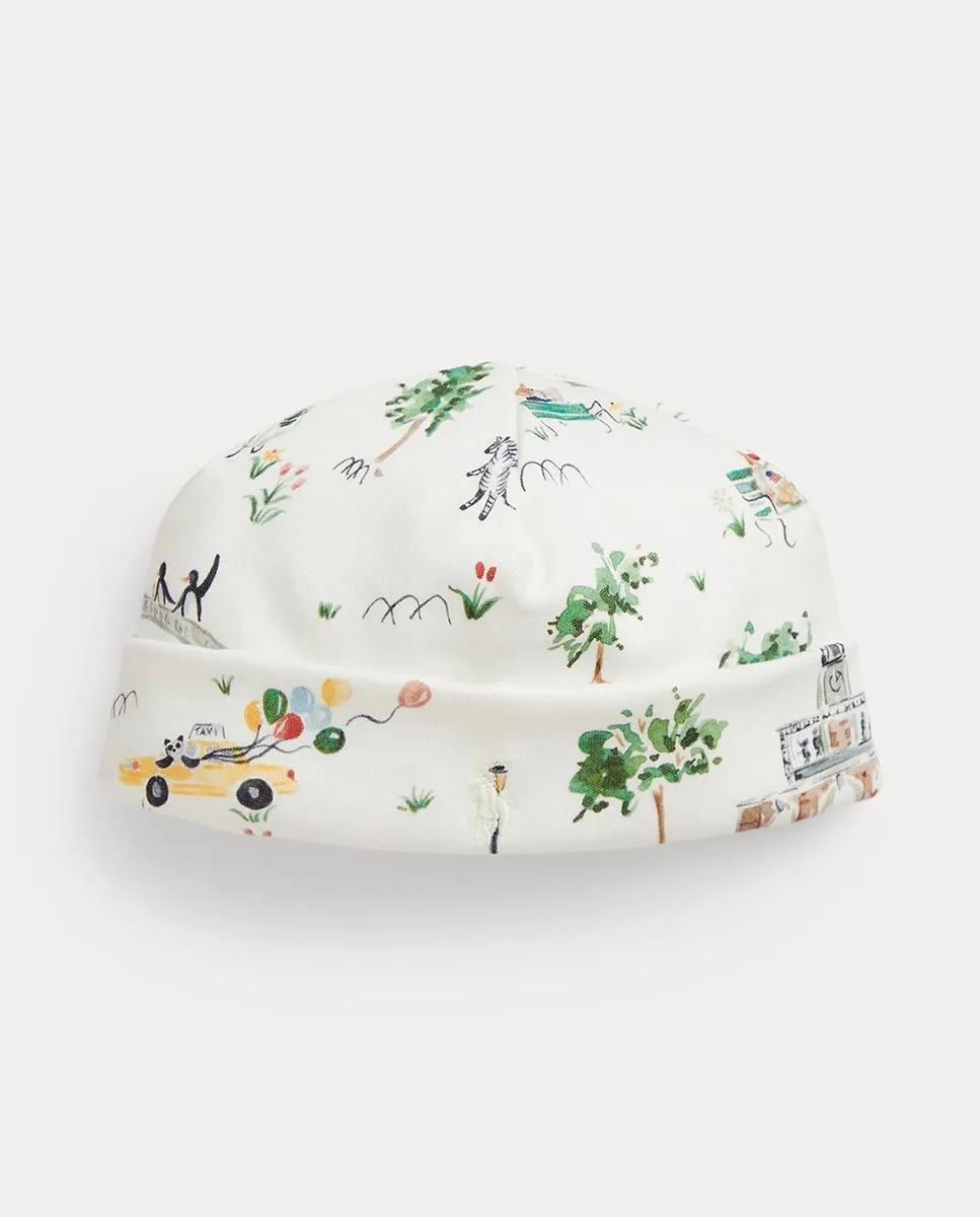 Унисекс хлопковая шапка с принтом Polo Ralph Lauren, белый
Унисекс хлопковая шапка с принтом Polo Ralph Lauren, белый