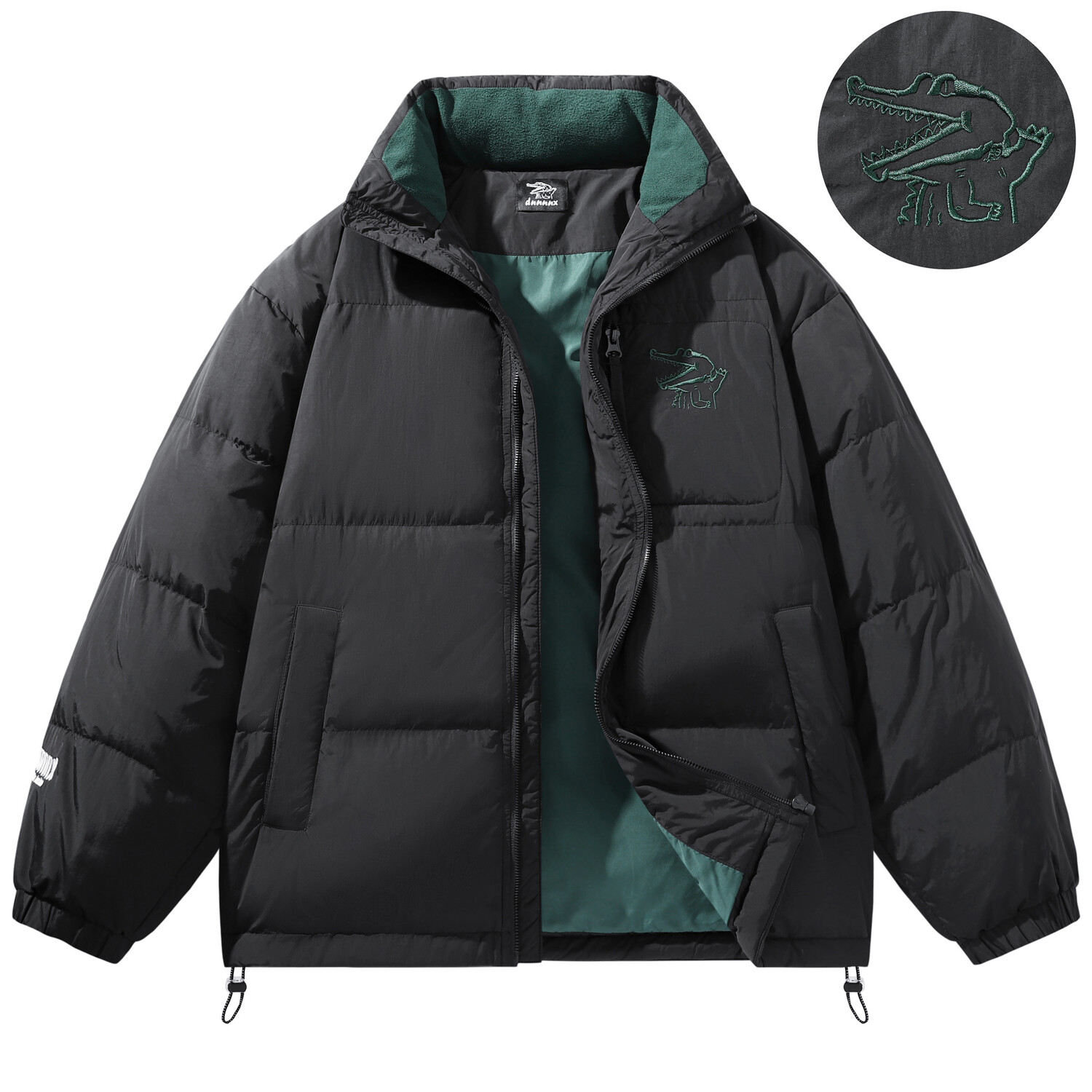 Dnnnnx Пуховик унисекс, Черный 
Dnnnnx Пуховик унисекс, Черный