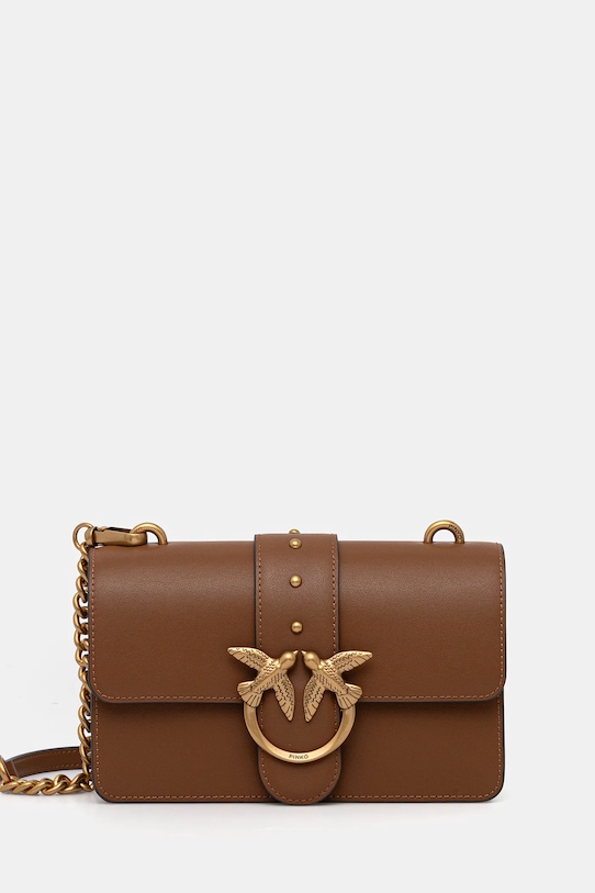 Кожаная сумка Pinko, коричневый
Кожаная сумка Pinko, коричневый