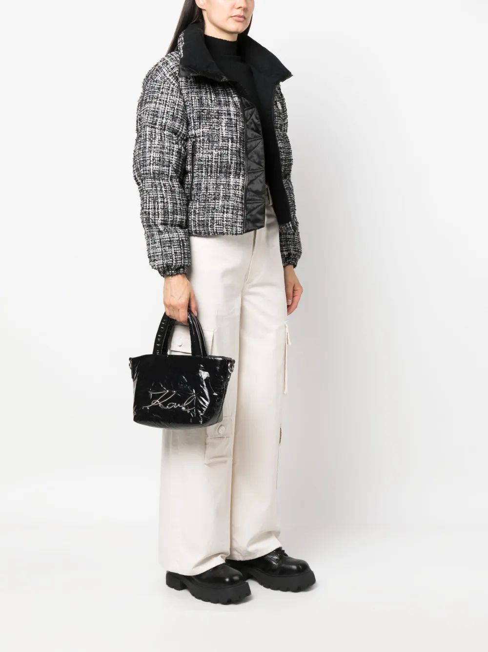 Сумка-тоут K/Signature с логотипом KARL LAGERFELD, черный
Сумка-тоут K/Signature с логотипом KARL LAGERFELD, черный