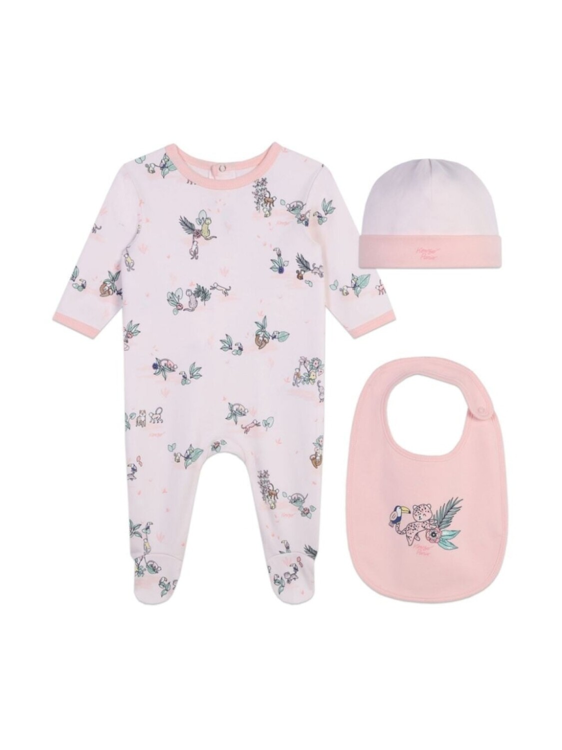 Kenzo Kids комплект из трех предметов с графичным принтом, розовый
Kenzo Kids комплект из трех предметов с графичным принтом, розовый