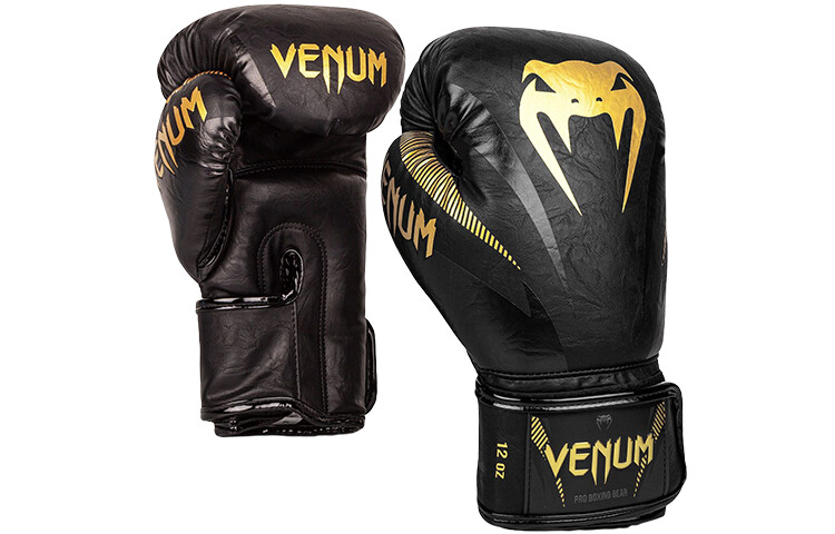 VENUM Боксерские перчатки, Черное золото
VENUM Боксерские перчатки, Черное золото
