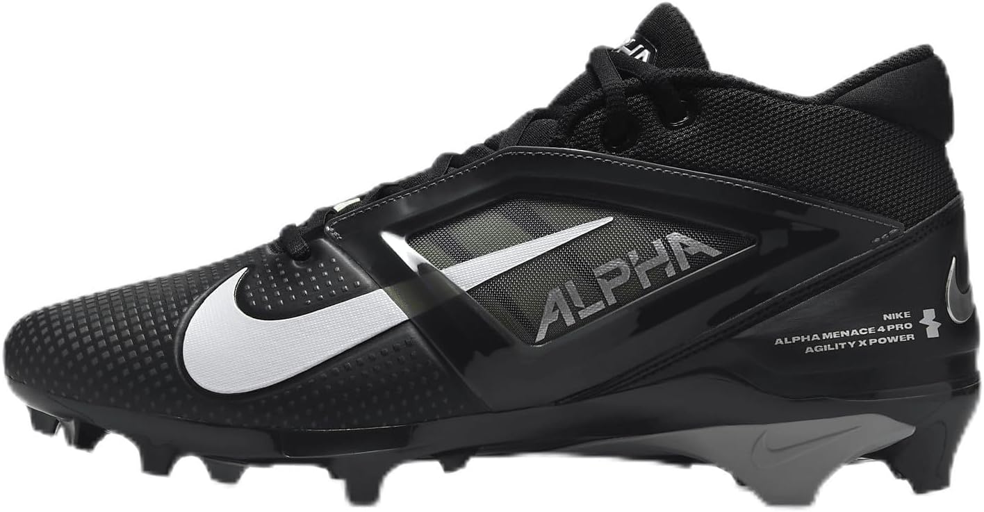 Футбольные бутсы Nike Alpha Menace 4 Pro NRG для мужчин, Black/Light Smoke Grey/White
Футбольные бутсы Nike Alpha Menace 4 Pro NRG для мужчин, Black/Light Smoke Grey/White