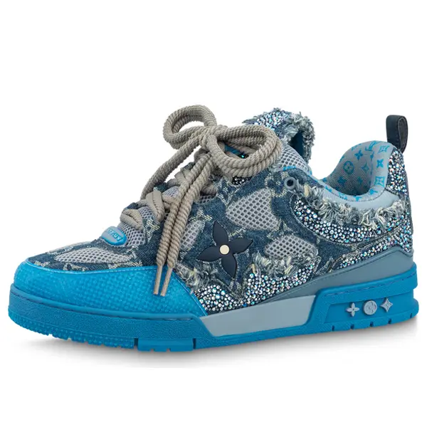 Кроссовки lv skate sneakers 'blue' Louis Vuitton, синий 
Кроссовки lv skate sneakers 'blue' Louis Vuitton, синий