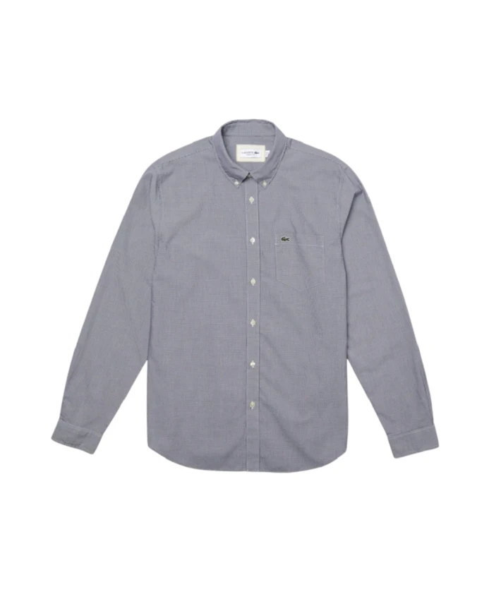 Синяя рубашка с элегантным дизайном Lacoste, синий
Синяя рубашка с элегантным дизайном Lacoste, синий