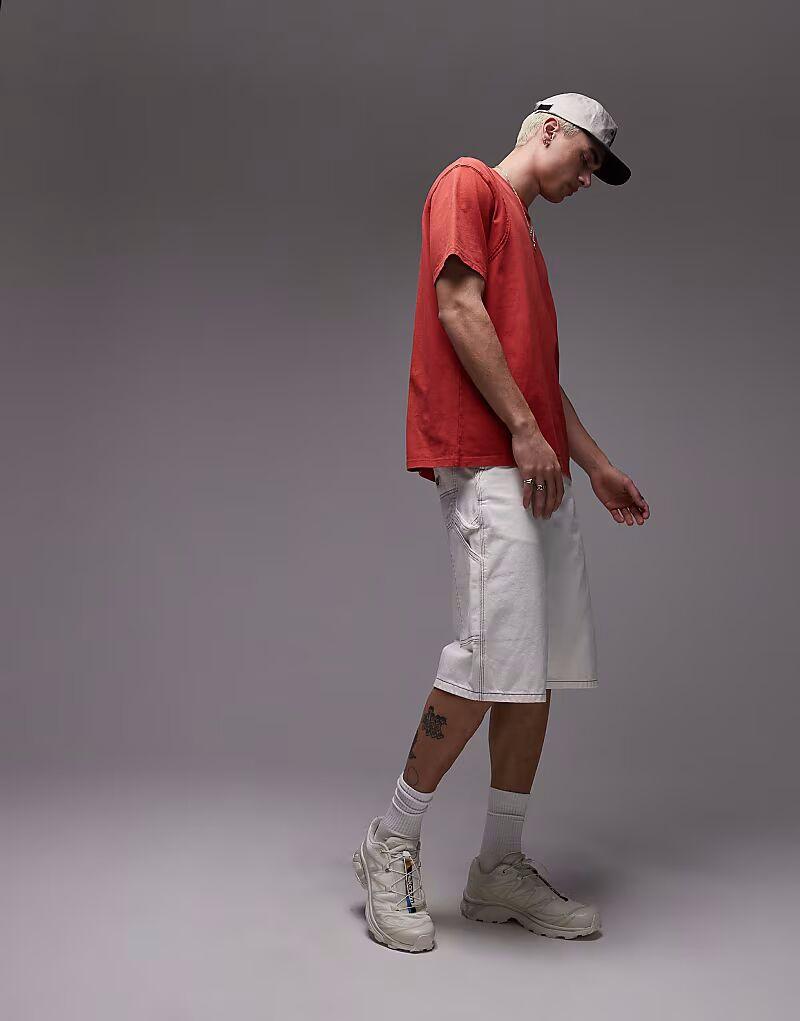 Свободные джинсовые шорты Dickies с контрастной строчкой в кремово-белом цвете
Свободные джинсовые шорты Dickies с контрастной строчкой в кремово-белом цвете