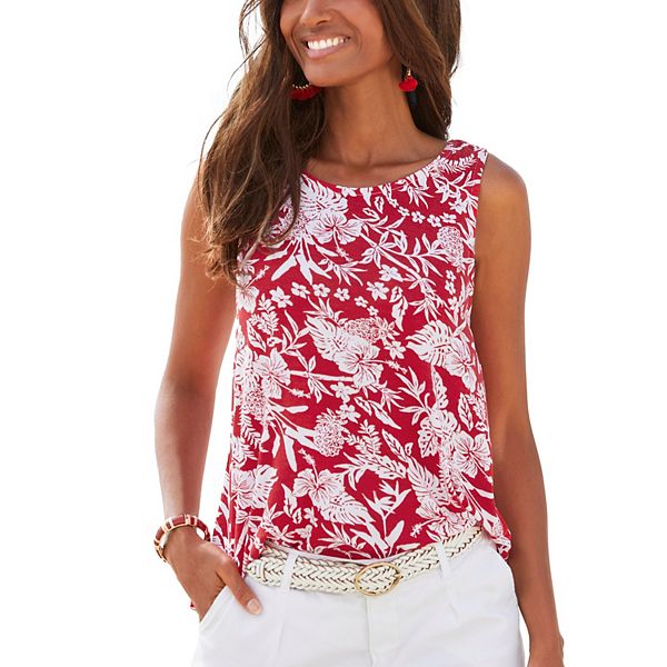 Женский топ без рукавов Lascana, Red And White
Женский топ без рукавов Lascana, Red And White