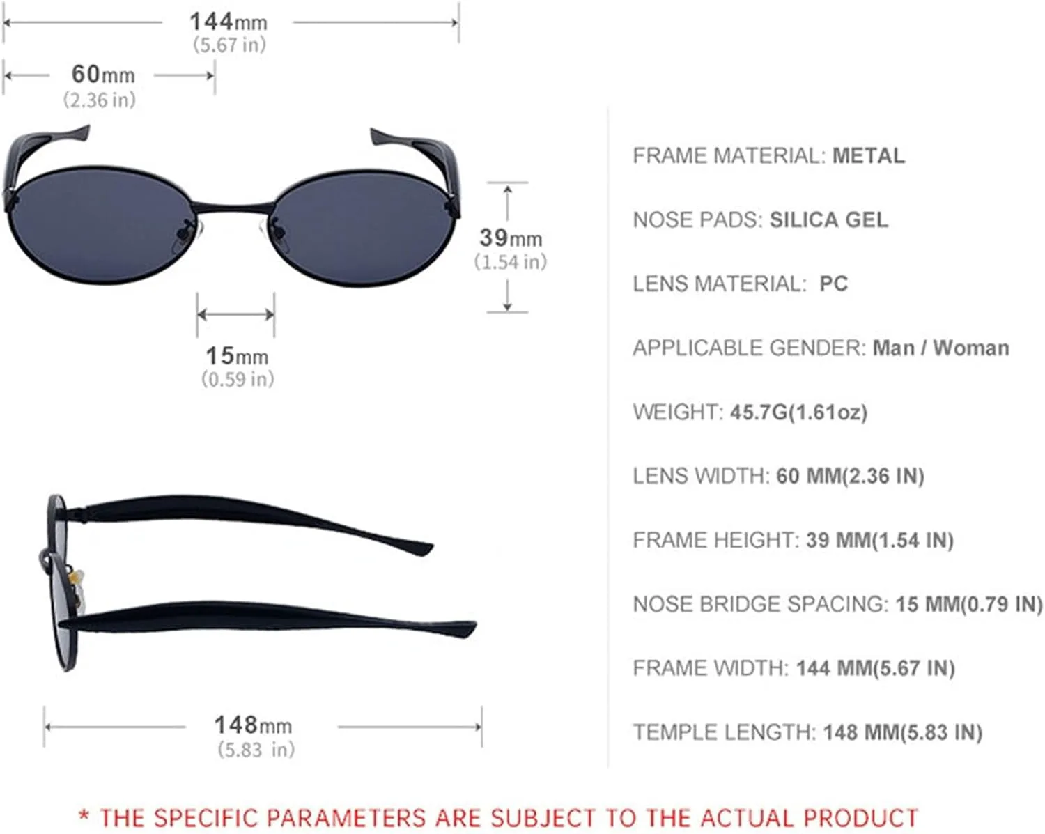 Ретро-очки овальной формы для женщин и мужчин - классические винтажные модные очки 90-х с защитой от УФ-излучения UV400, золотистая металлическая оправа willochra, C7
Ретро-очки овальной формы для женщин и мужчин - классические винтажные модные очки 90-х с защитой от УФ-излучения UV400, золотистая металлическая оправа willochra, C7