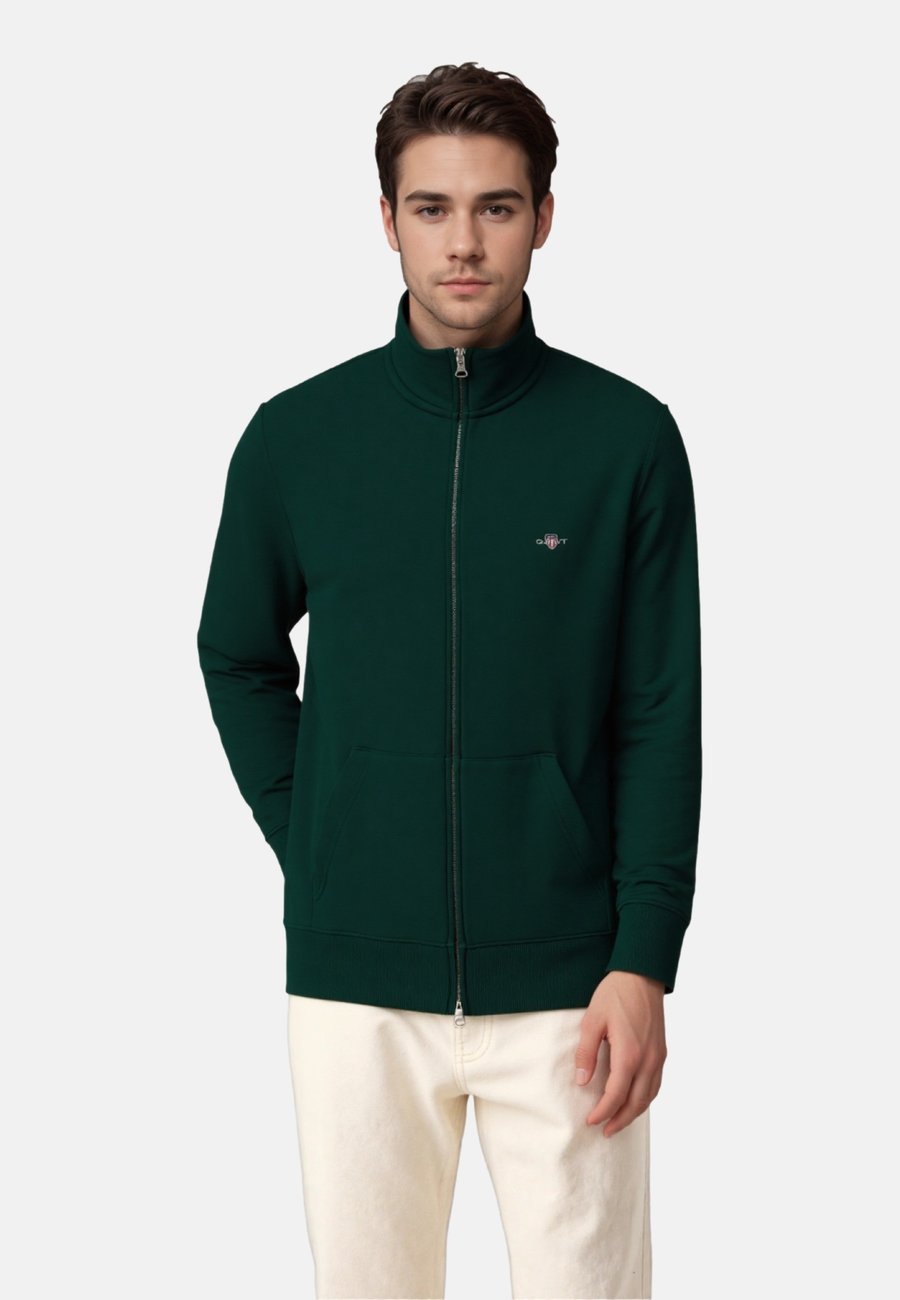 Толстовка GANT Zip-up sweatshirt, Dunkelgrün/Dark Green
Толстовка GANT Zip-up sweatshirt, Dunkelgrün/Dark Green