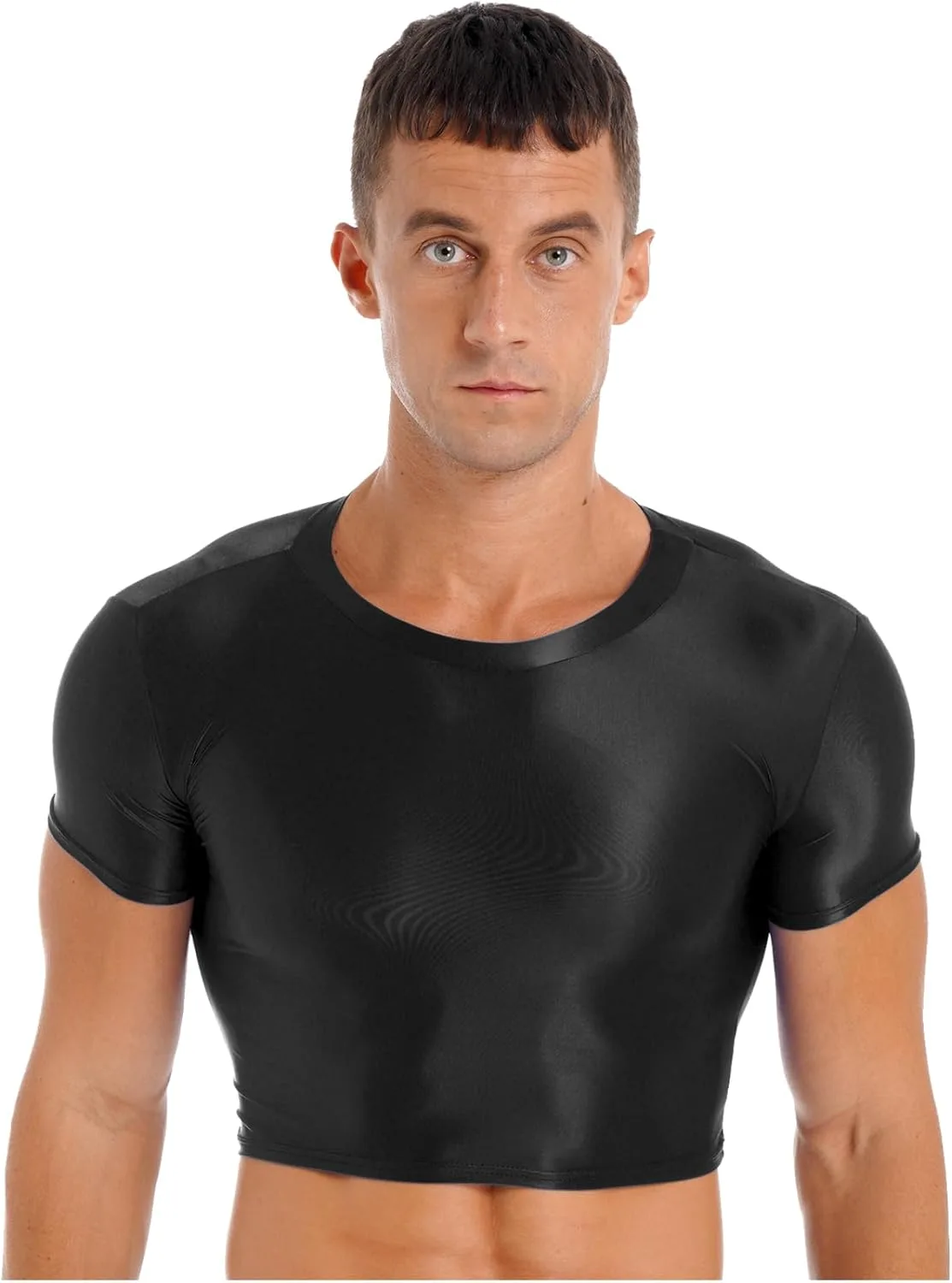 Мужской гладкий короткий топ с круглым вырезом и облегающим кроем Lpdshaa
Мужской гладкий короткий топ с круглым вырезом и облегающим кроем Lpdshaa