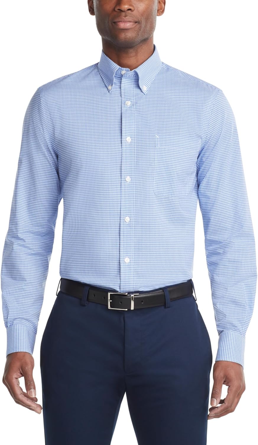 Мужская рубашка Tommy Hilfiger Regular Fit в клетку Gingham, не требующая глажки - эксклюзивно на Amazon, English Blue
Мужская рубашка Tommy Hilfiger Regular Fit в клетку Gingham, не требующая глажки - эксклюзивно на Amazon, English Blue