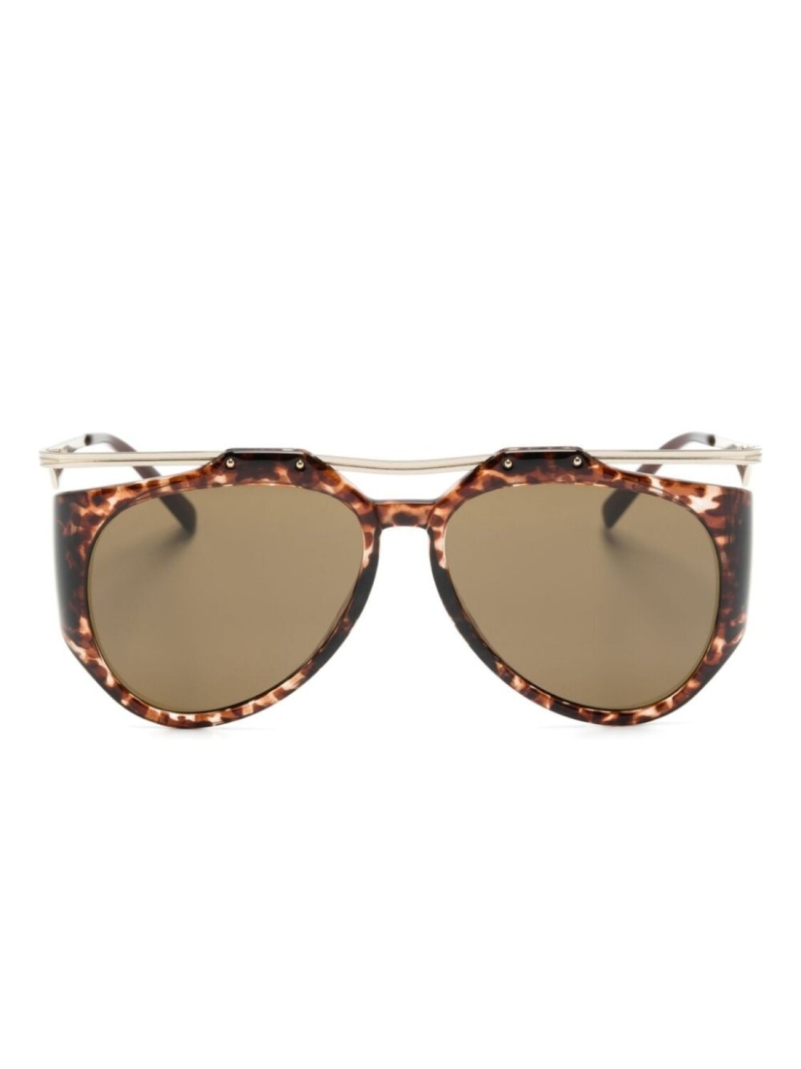 Saint Laurent Eyewear солнцезащитные очки-пилоты SL M137 Amelia, коричневый
Saint Laurent Eyewear солнцезащитные очки-пилоты SL M137 Amelia, коричневый