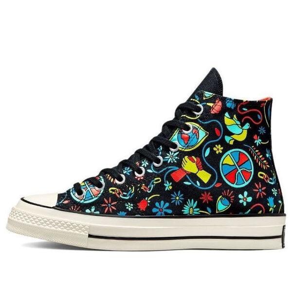 Кроссовки chuck 70 high 'peace & unity' Converse, черный
Кроссовки chuck 70 high 'peace & unity' Converse, черный