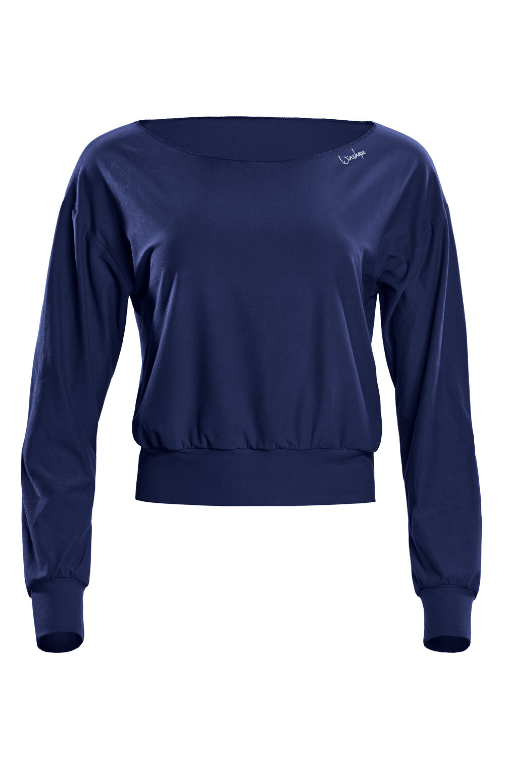 Лонгслив Winshape Functional Light and Soft Cropped Long Sleeve Top LS003LS, темно синий 
Лонгслив Winshape Functional Light and Soft Cropped Long Sleeve Top LS003LS, темно синий