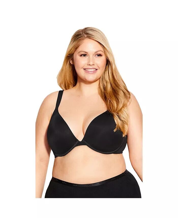 Женский бюстгальтер без косточек с глубоким вырезом больших размеров AVENUE, черный
Женский бюстгальтер без косточек с глубоким вырезом больших размеров AVENUE, черный