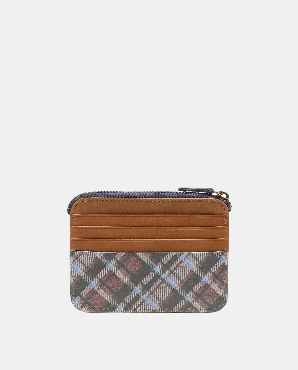 Картхолдер Freedom из клетчатой кожи Abbacino, синий
Картхолдер Freedom из клетчатой кожи Abbacino, синий