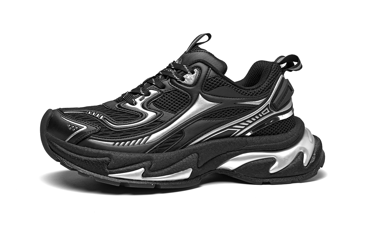 Низкие массивные кроссовки мужские HLA, Black
Низкие массивные кроссовки мужские HLA, Black