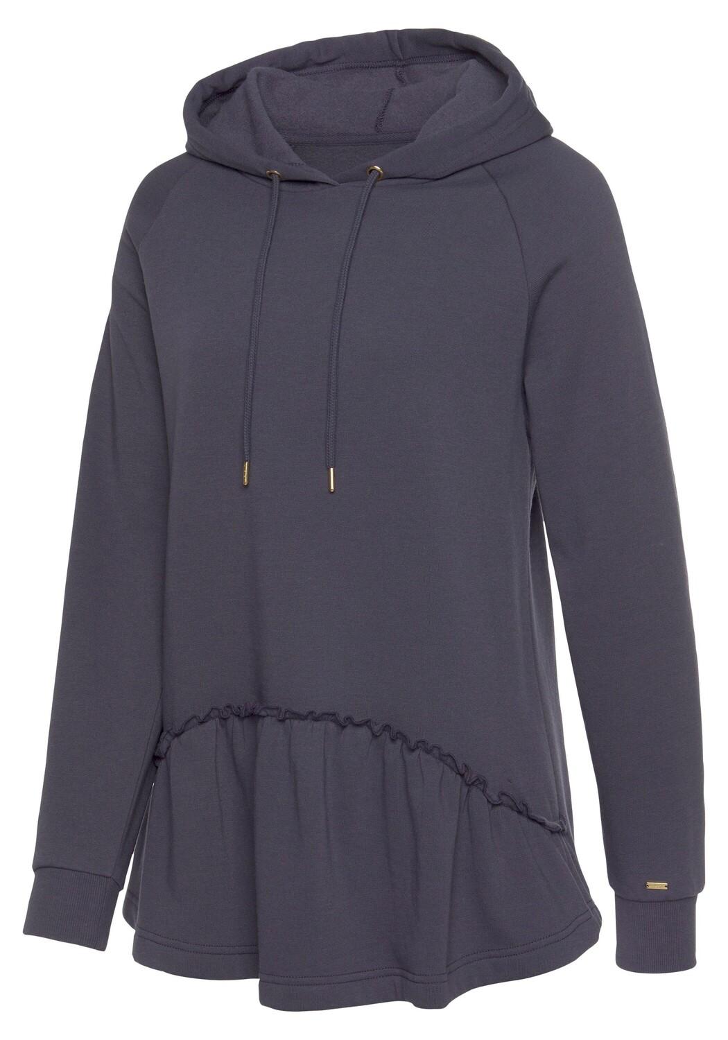 Свитер LASCANA Kapuzensweatshirt, антрацит
Свитер LASCANA Kapuzensweatshirt, антрацит