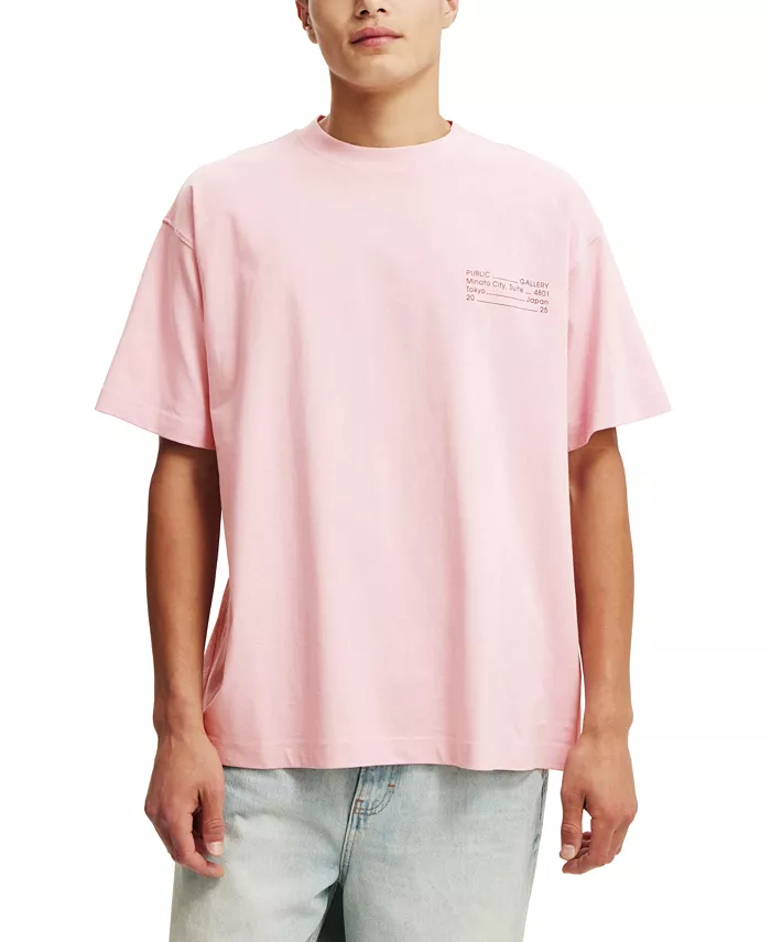 Мужская футболка Box Fit Easy COTTON ON, розовый
Мужская футболка Box Fit Easy COTTON ON, розовый