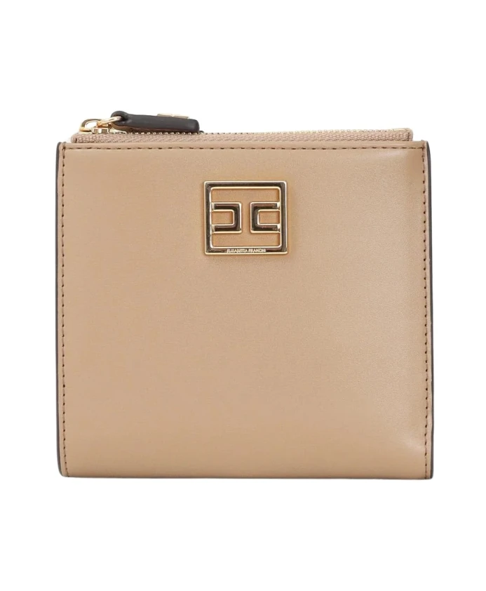 Складной кошелек на молнии Elisabetta Franchi, коричневый
Складной кошелек на молнии Elisabetta Franchi, коричневый