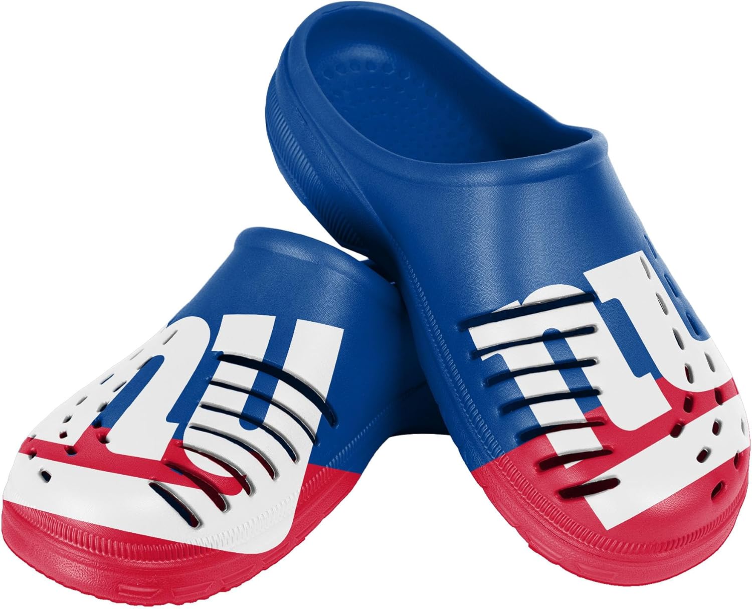 Мужские сабо FOCO NFL с крупным логотипом команды, удобные водонепроницаемые слипоны, New York Giants
Мужские сабо FOCO NFL с крупным логотипом команды, удобные водонепроницаемые слипоны, New York Giants