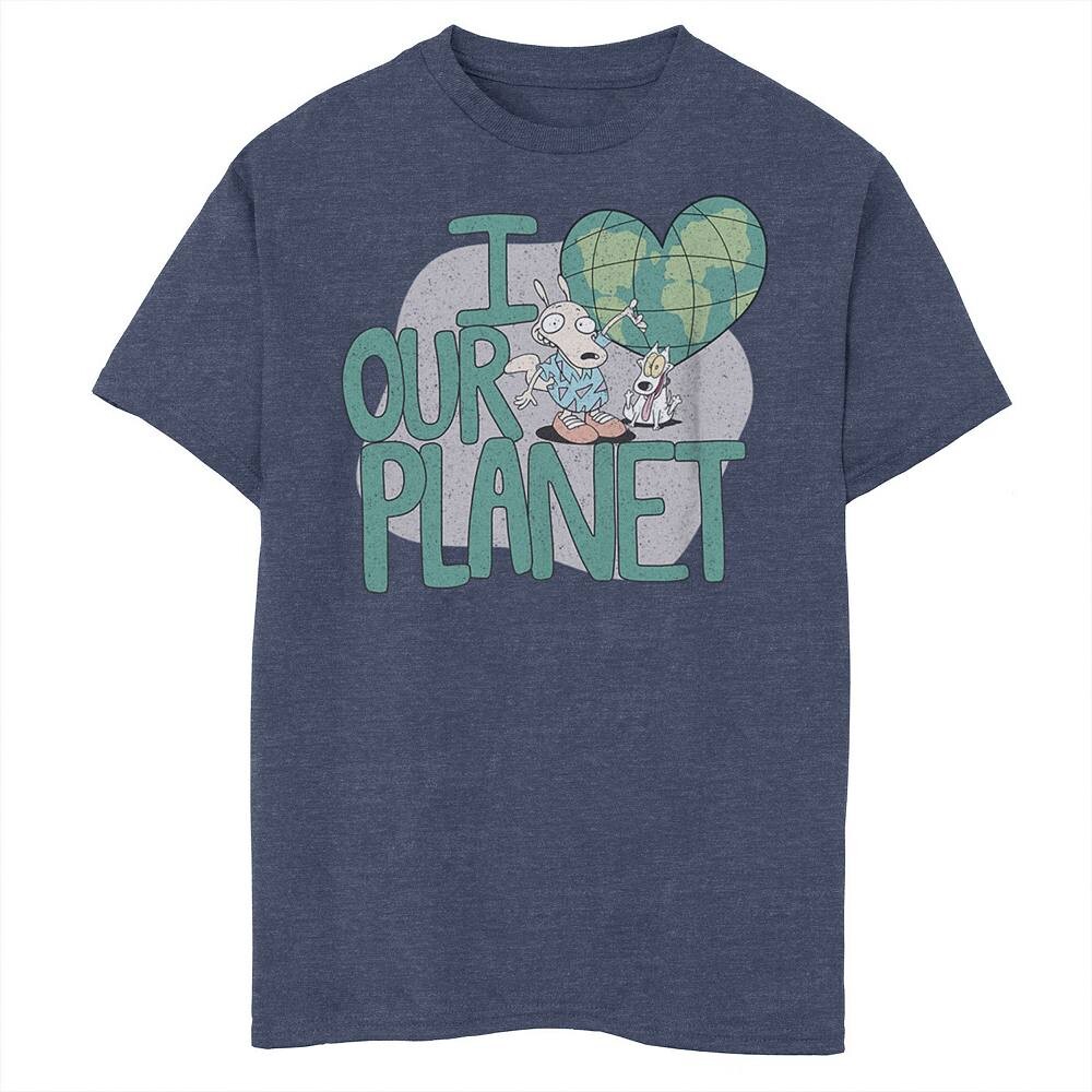 Футболка с рисунком «Я люблю нашу планету» для мальчиков 8–20 лет Nickelodeon Rocko's Modern Life Licensed Character, цвет Navy Heather, Синий, Футболка с рисунком «Я люблю нашу планету» для мальчиков 8–20 лет Nickelodeon Rocko's Modern Life Licensed Char
Футболка с рисунком «Я люблю нашу планету» для мальчиков 8–20 лет Nickelodeon Rocko's Modern Life Licensed Character, цвет Navy Heather, Синий, Футболка с рисунком «Я люблю нашу планету» для мальчиков 8–20 лет Nickelodeon Rocko's Modern Life Licensed Char