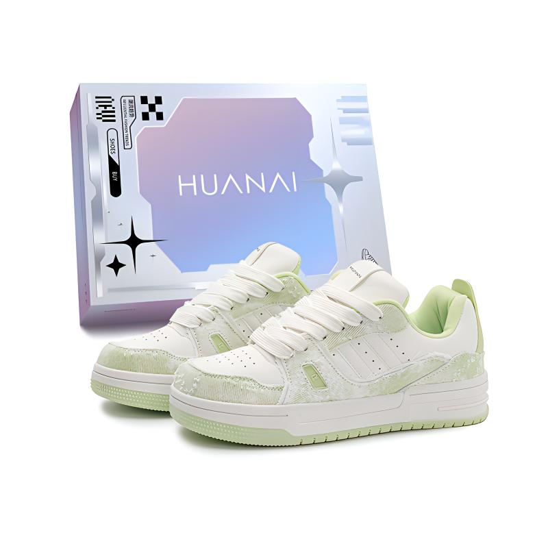 HUANAI Низкие скейтерские кроссовки унисекс зеленые, цвет Green
HUANAI Низкие скейтерские кроссовки унисекс зеленые, цвет Green
