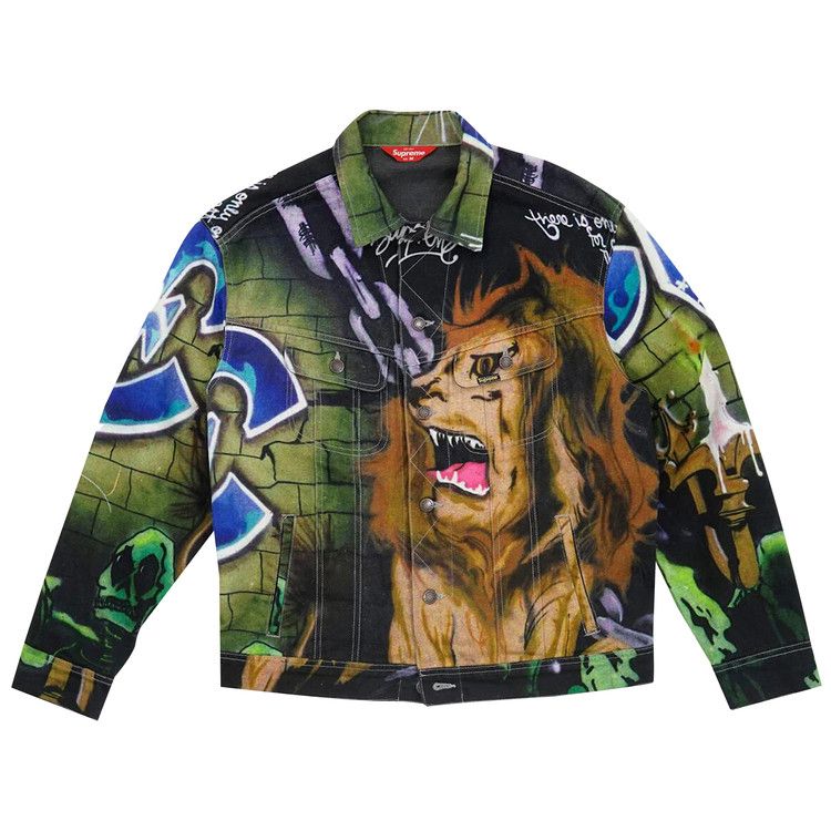 Куртка Supreme Lions Den Denim Trucker Jacket, Multicolor
Куртка Supreme Lions Den Denim Trucker Jacket, Multicolor