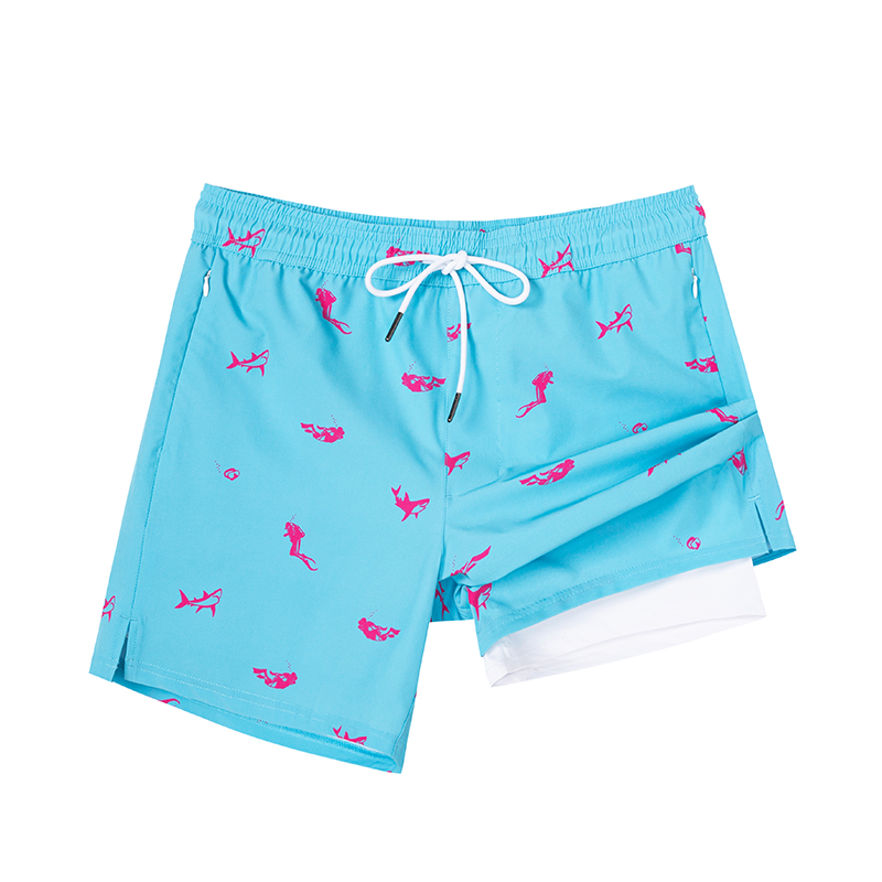 Шорты пляжные мужские небесно-голубые SURFCUZ
Шорты пляжные мужские небесно-голубые SURFCUZ