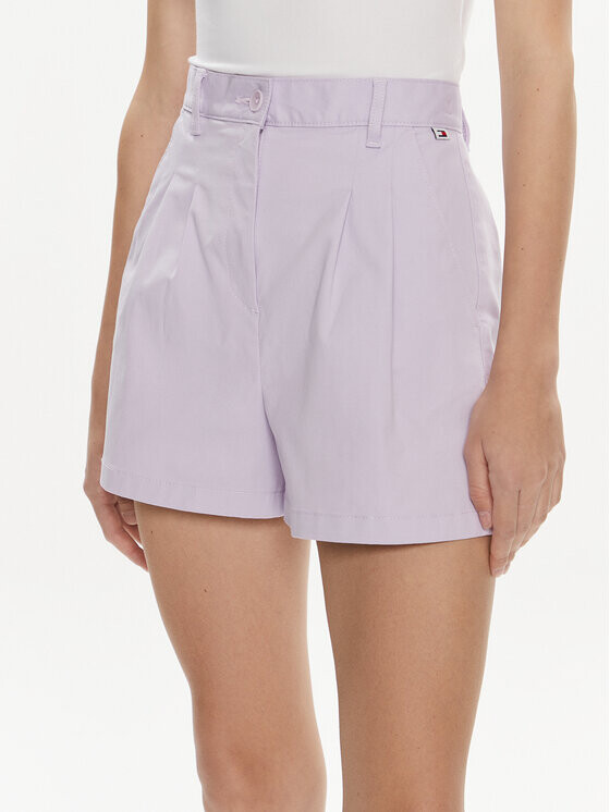 Тканевые шорты стандартного кроя Tommy Jeans, фиолетовый
Тканевые шорты стандартного кроя Tommy Jeans, фиолетовый