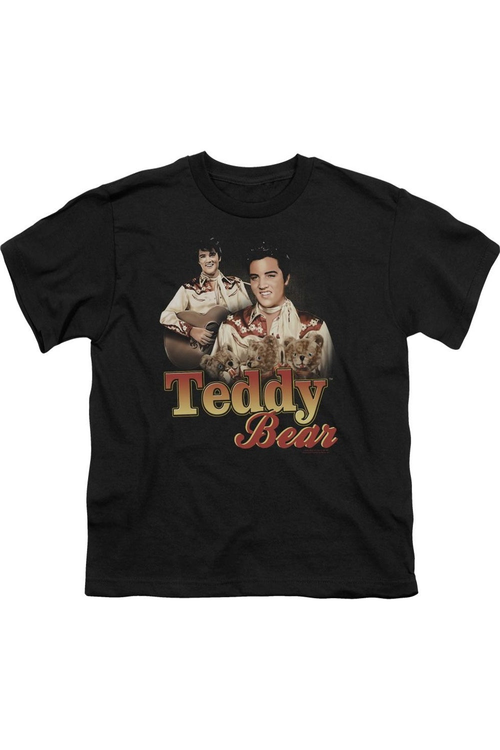 Футболка с коротким рукавом для детей с изображением Элвиса Пресли и плюшевого мишки Gildan, черный
Футболка с коротким рукавом для детей с изображением Элвиса Пресли и плюшевого мишки Gildan, черный