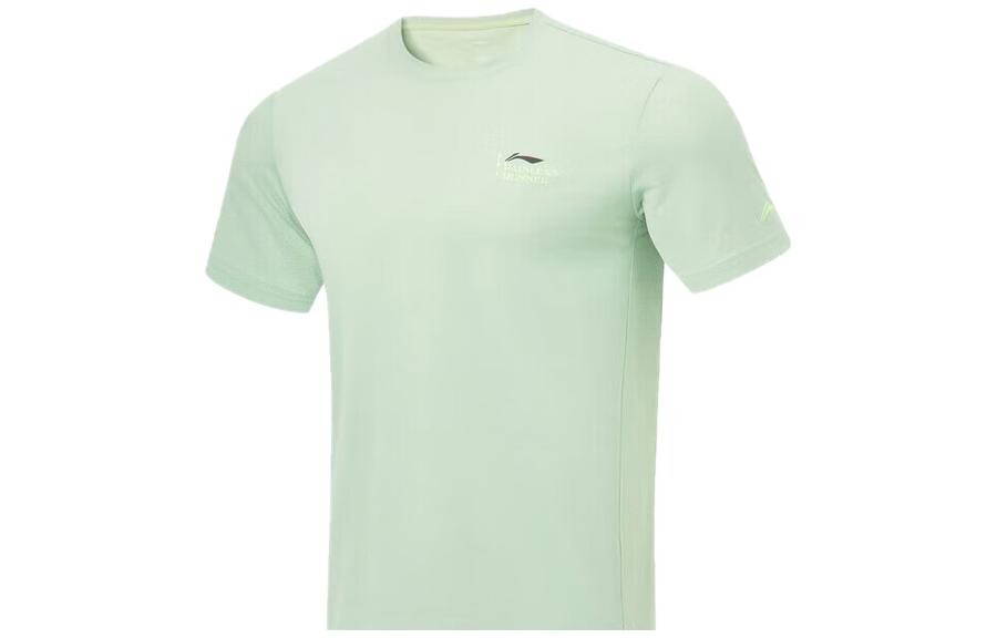 Футболка из коллекции Running, мужская, бамбуково-зеленая Lining, зеленый 
Футболка из коллекции Running, мужская, бамбуково-зеленая Lining, зеленый