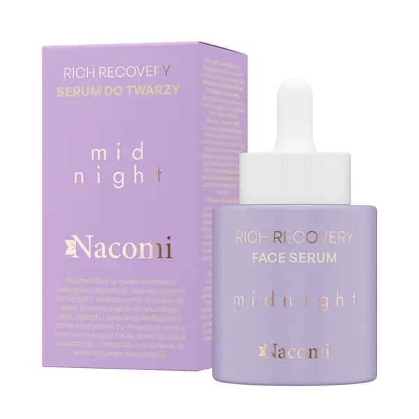 Ночная сыворотка для лица, 30 мл Nacomi Rich recovery midnight
Ночная сыворотка для лица, 30 мл Nacomi Rich recovery midnight
