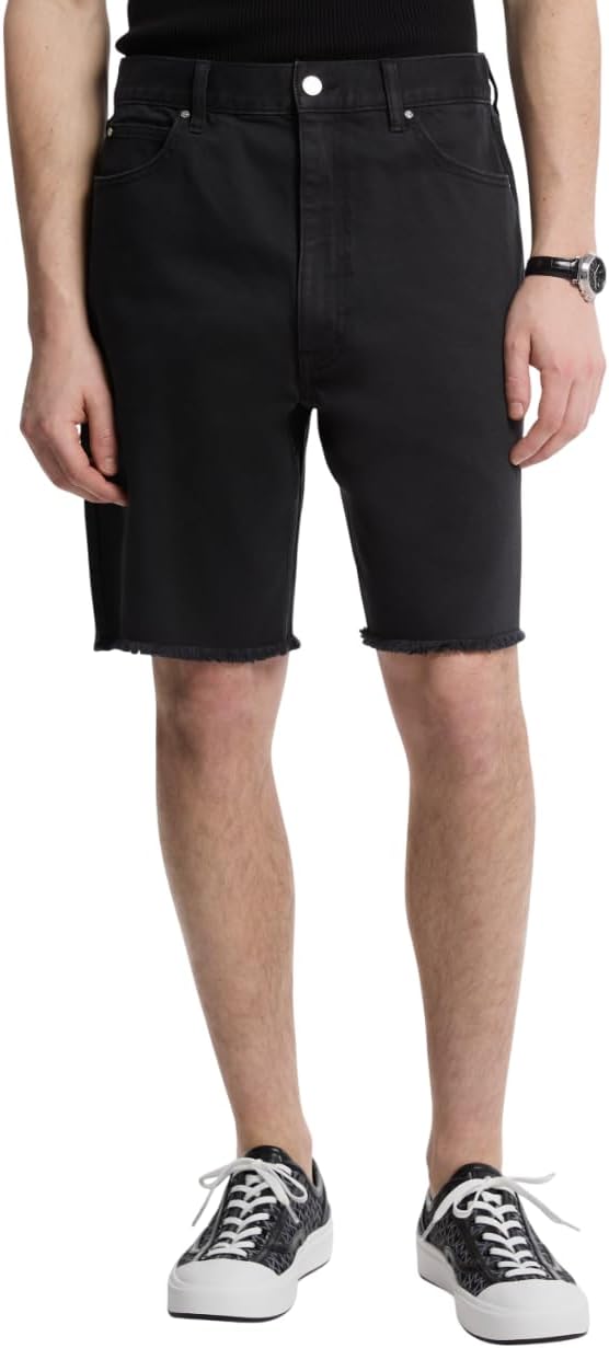 Michael Kors мужские шорты из потертого денима, Black
Michael Kors мужские шорты из потертого денима, Black