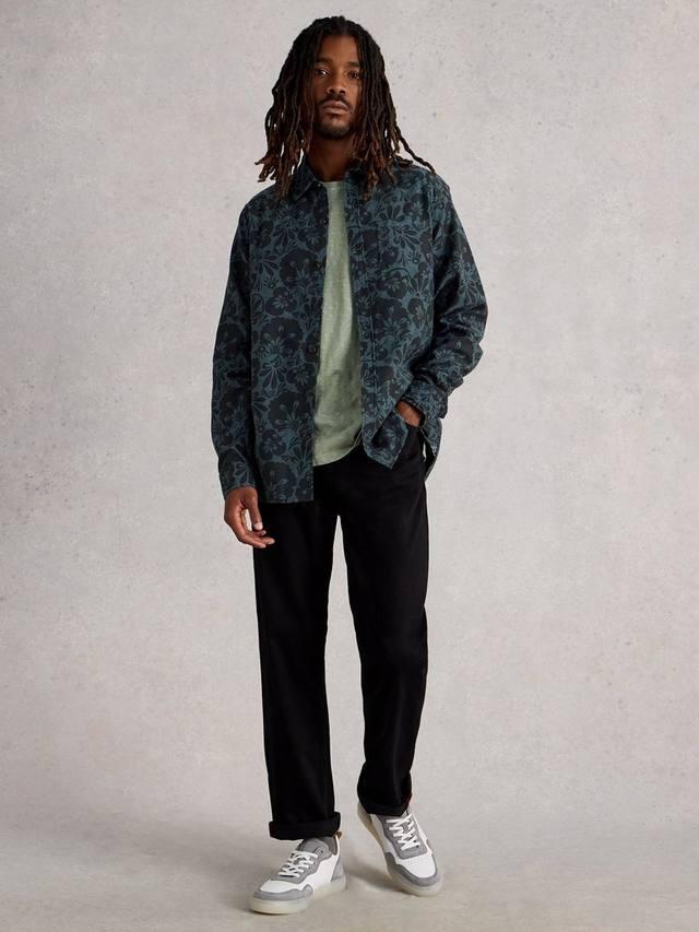 Хлопковая рубашка с цветочным принтом White Stuff
Хлопковая рубашка с цветочным принтом White Stuff